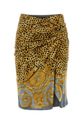 Versace Cheetah Skirt — Yellow