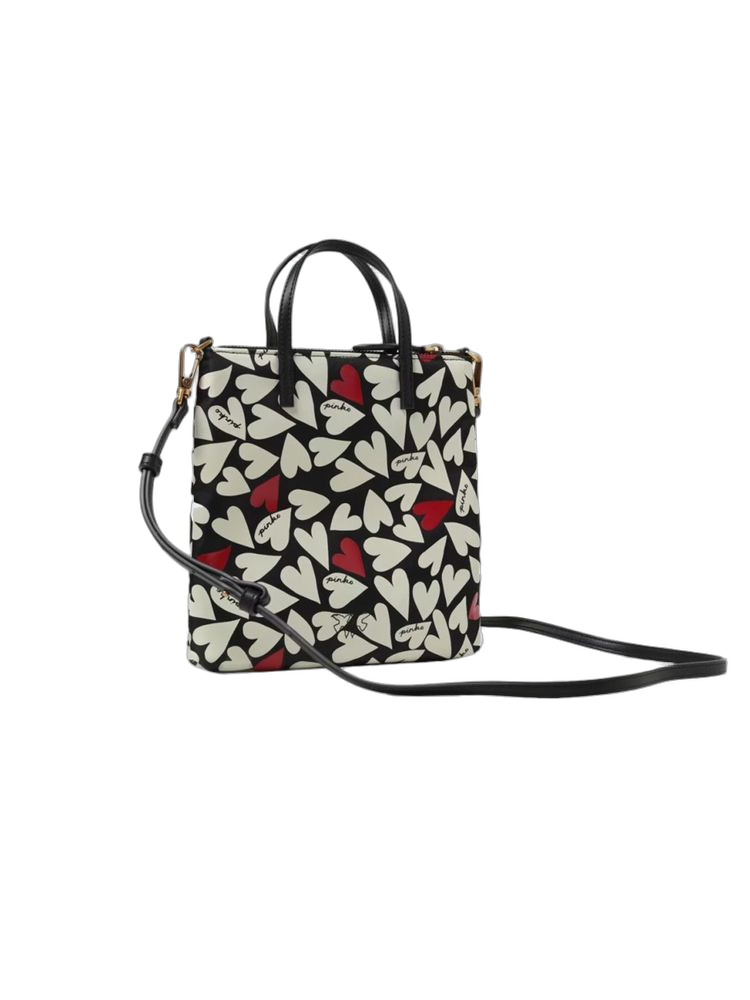 Pinko Love Berry H3 Shoulder Bag — Black
