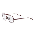 Valentino VLX-122B Metal Round-Frame Eyeglasses — Red