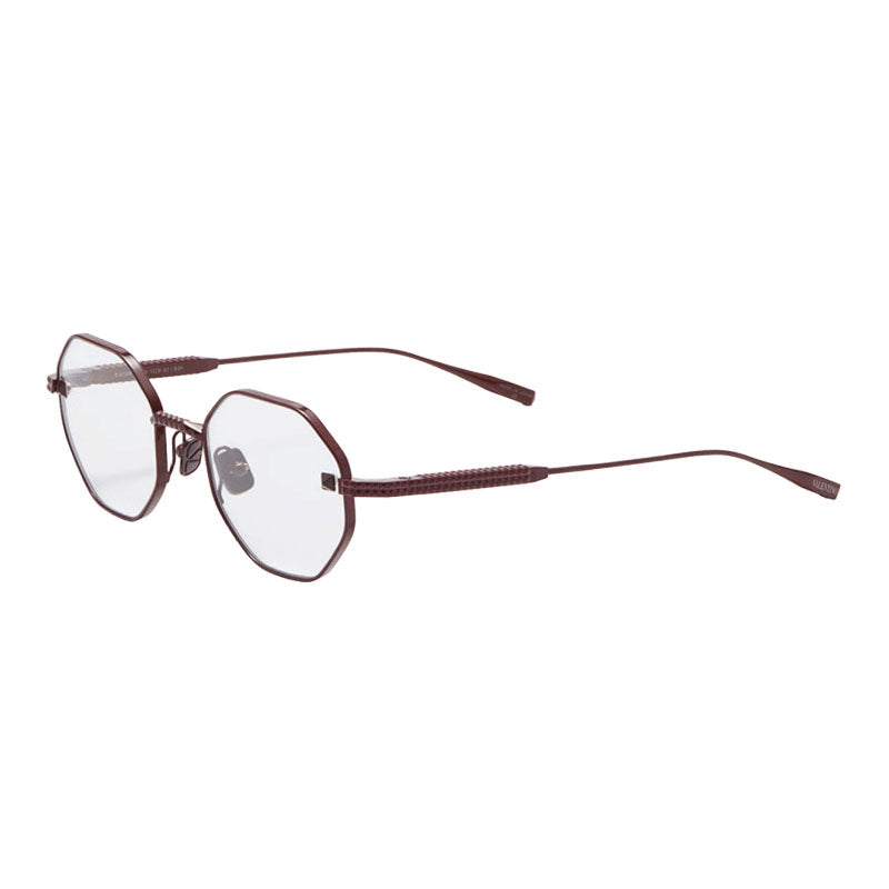 Valentino VLX-122B Metal Round-Frame Eyeglasses — Red