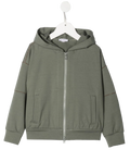 Brunello Cucinelli Kids Hoodie — Sage Green