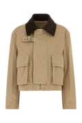 Loewe SHORT PARKA Jacket — Beige