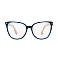Valentino VA30595031 Acetate Frame with Clear Lenses Eyeglasses — Blue