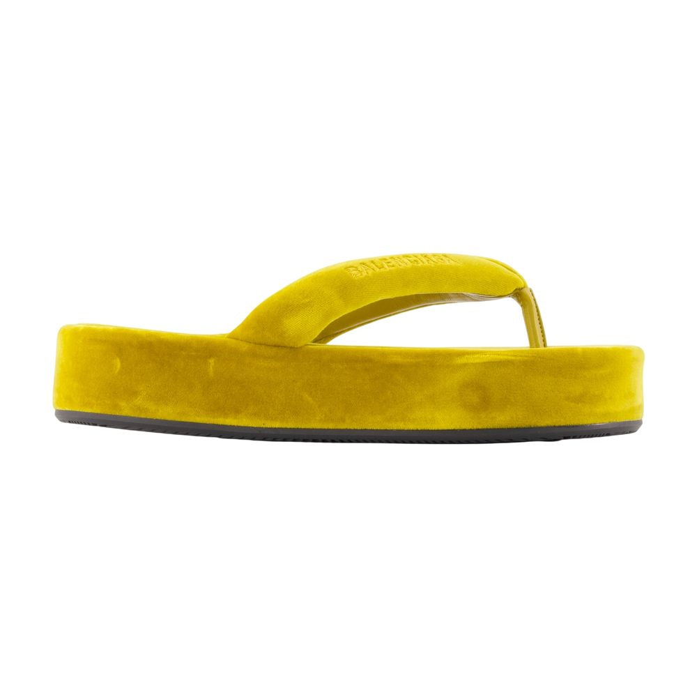 Balenciaga Jet Lag Sandals — Yellow