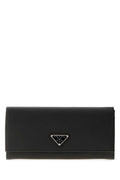 Cartera de piel Saffiano de Prada — Negra