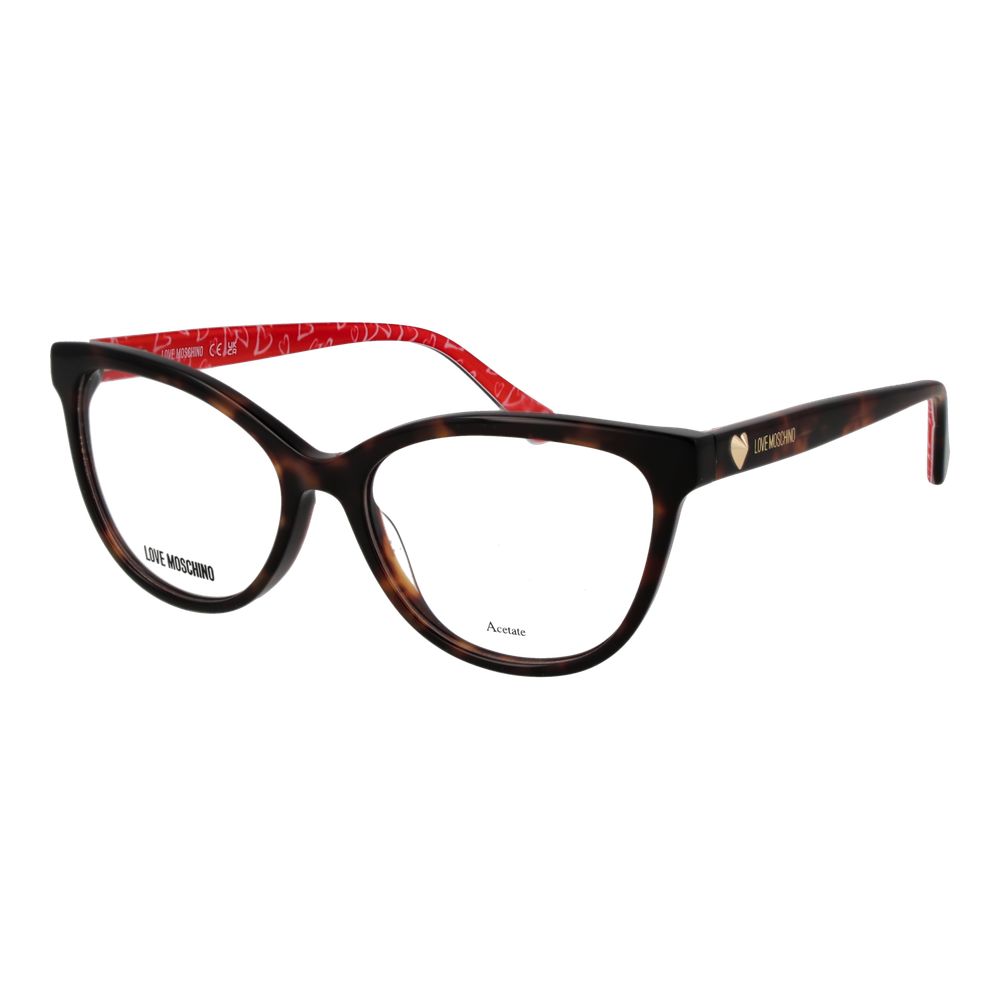 Love Moschino MO-1056770 Cat Eye Acetate Eyeglasses — Brown