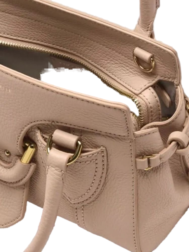 Coccinelle York Top Handle Bag — Beige
