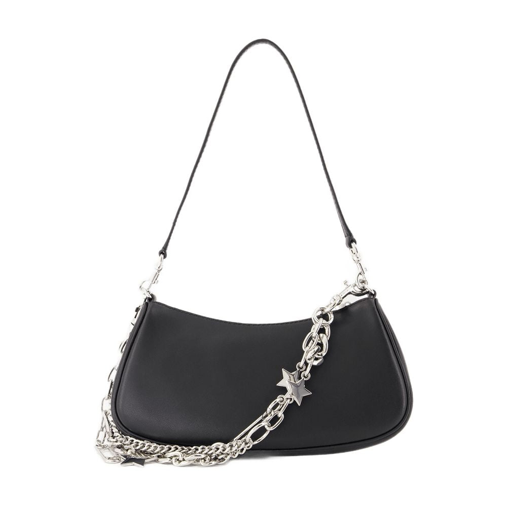 Marc Jacobs Leather Shoulder Bag — Black