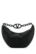 Valentino Garavani Chain-Link Handle Shoulder Bag — Black