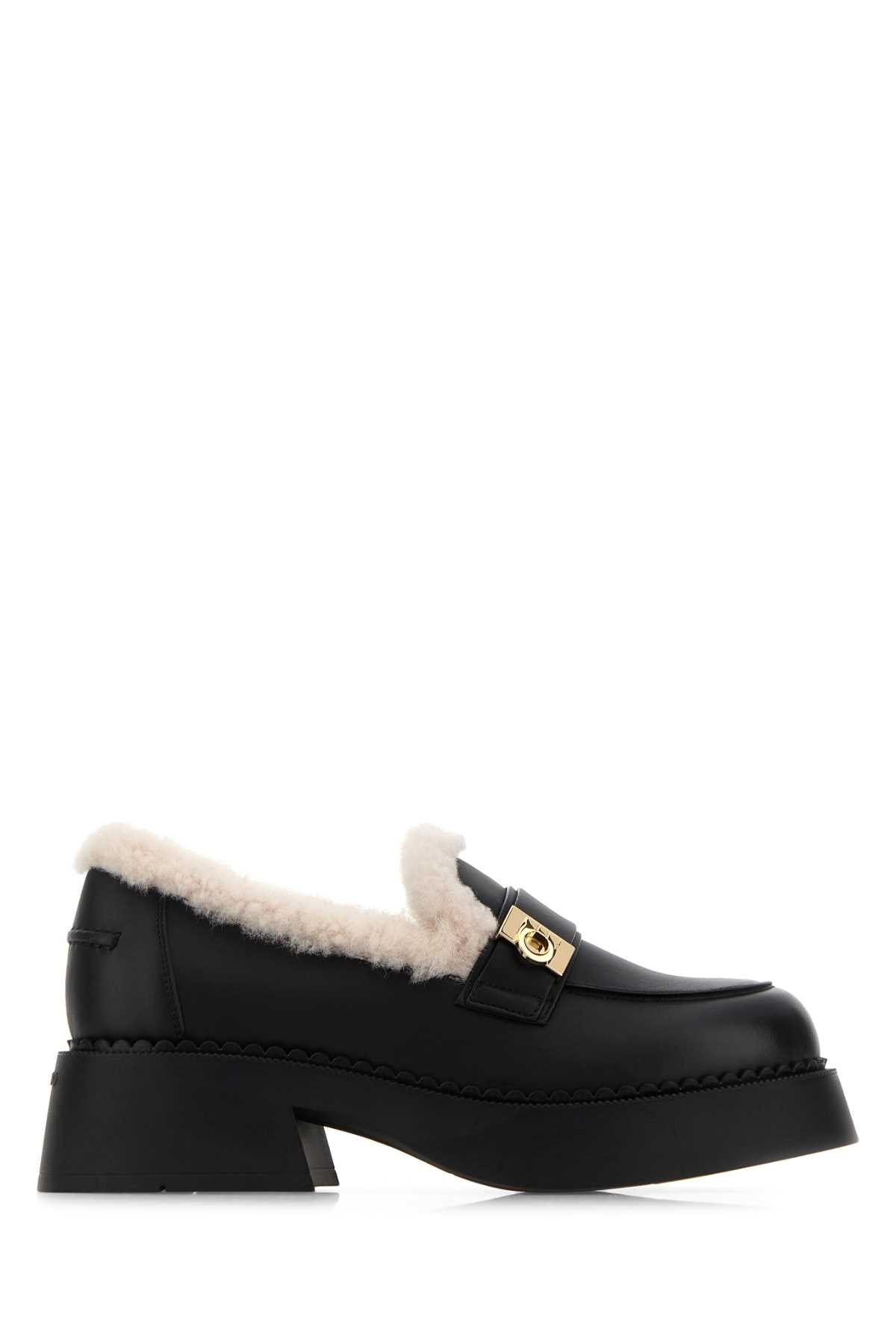 Ferragamo Nermas Loafer — Black