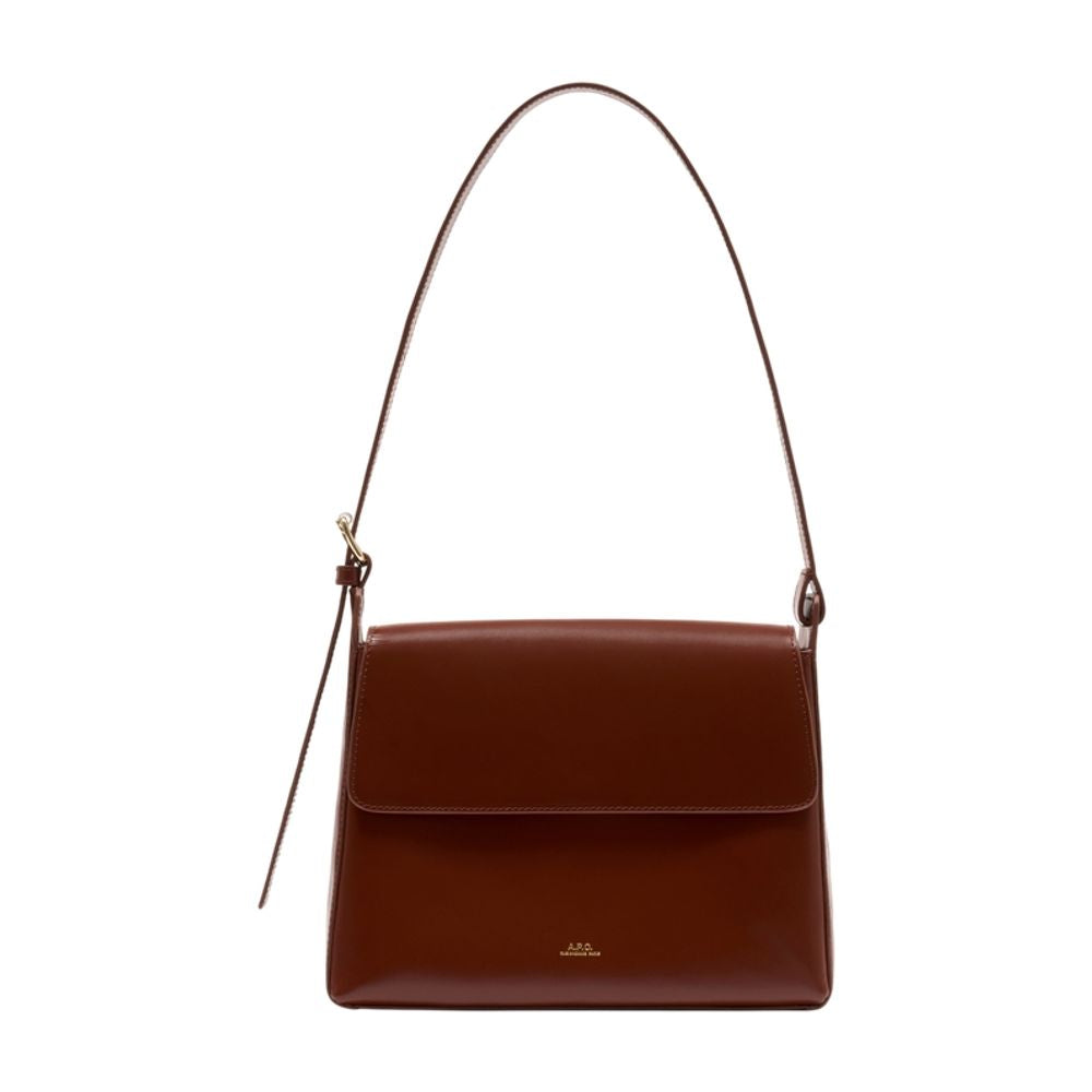 A.P.C. Virginie Shoulder Bag — Brown