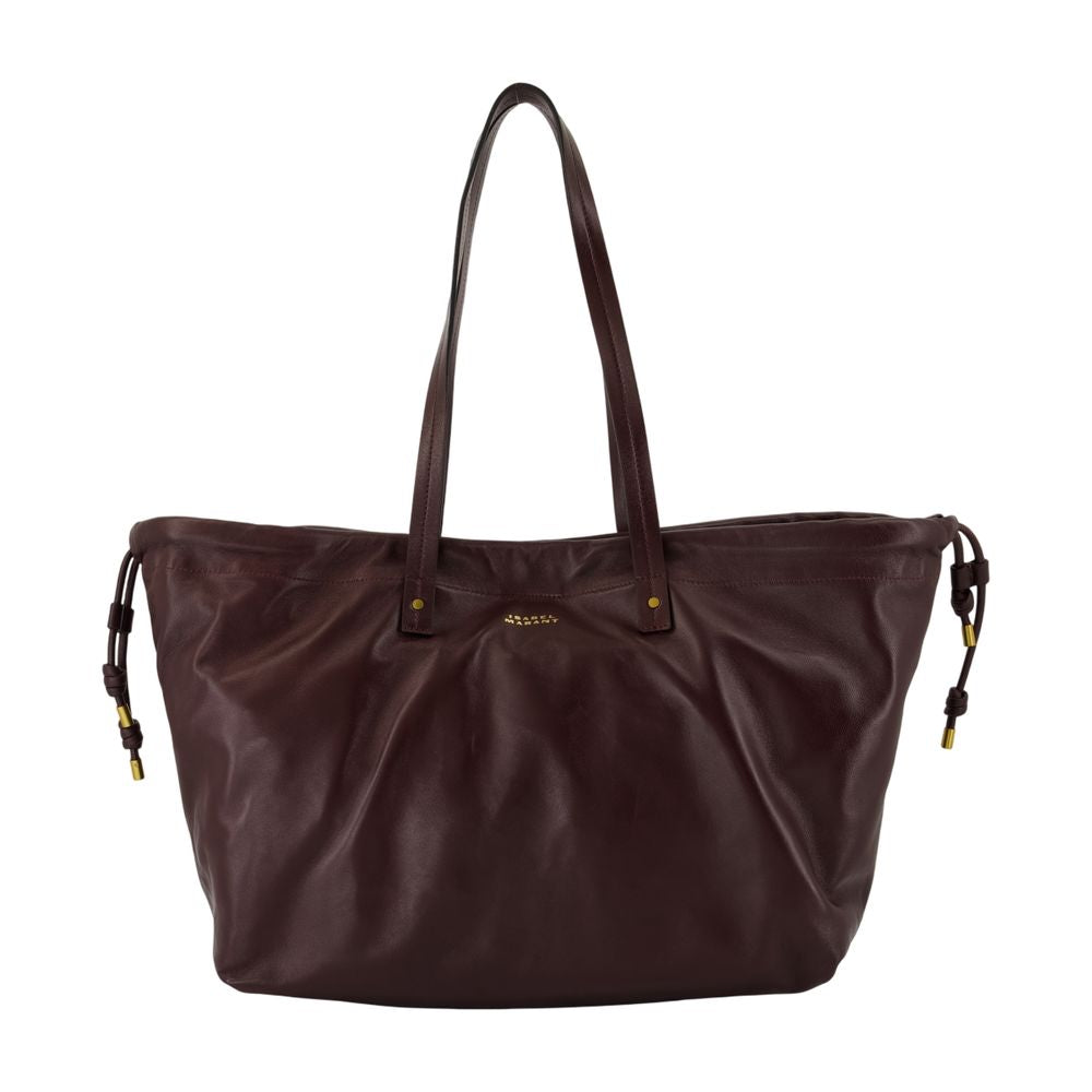 Isabel Marant Silven Shoulder Bag — Burgundy