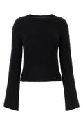 Chloé Ribbed Knit Sweater — Black
