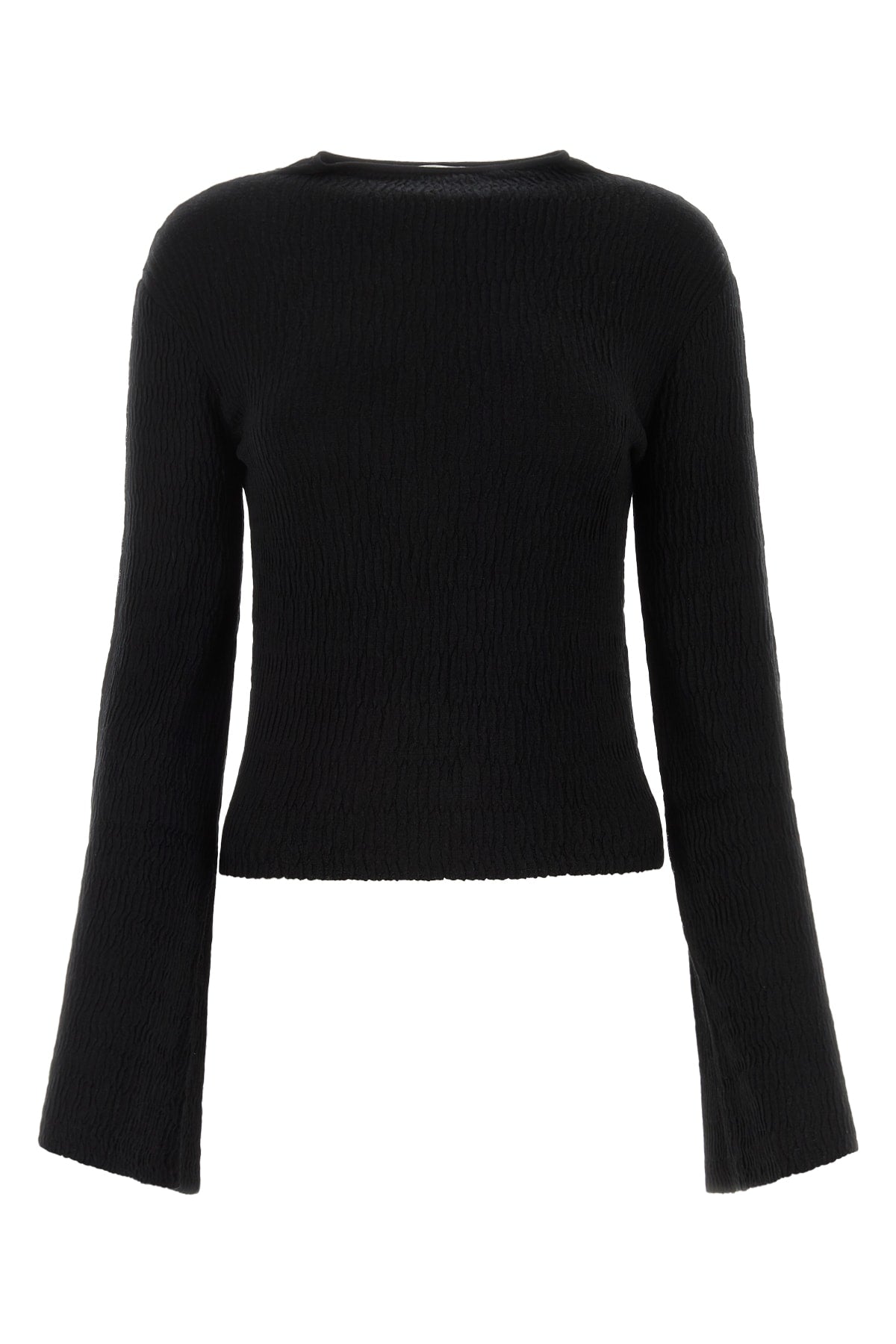 Chloé Ribbed Knit Sweater — Black