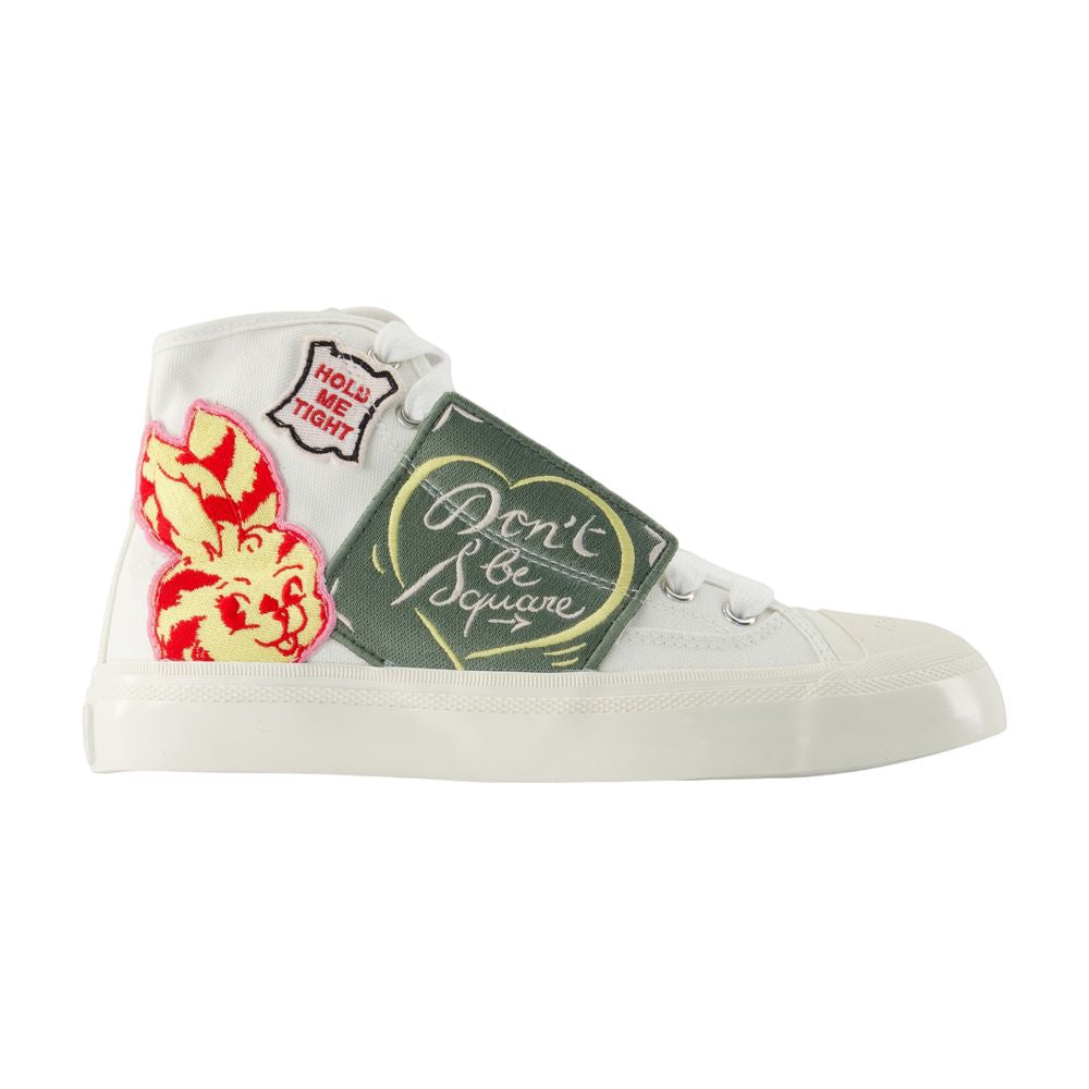 Kenzo Hoshi High-Top Sneaker — White