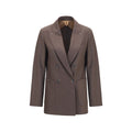 Max Mara Cloruro Blazer — Brown