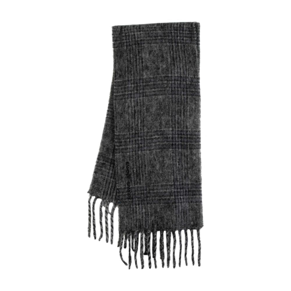 SamsøE SamsøE Wool Check Scarf — Gray