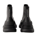 Alexander McQueen Tread Slick Ankle Boot — Black