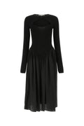 Stella McCartney Cutout Knit Dress — Black