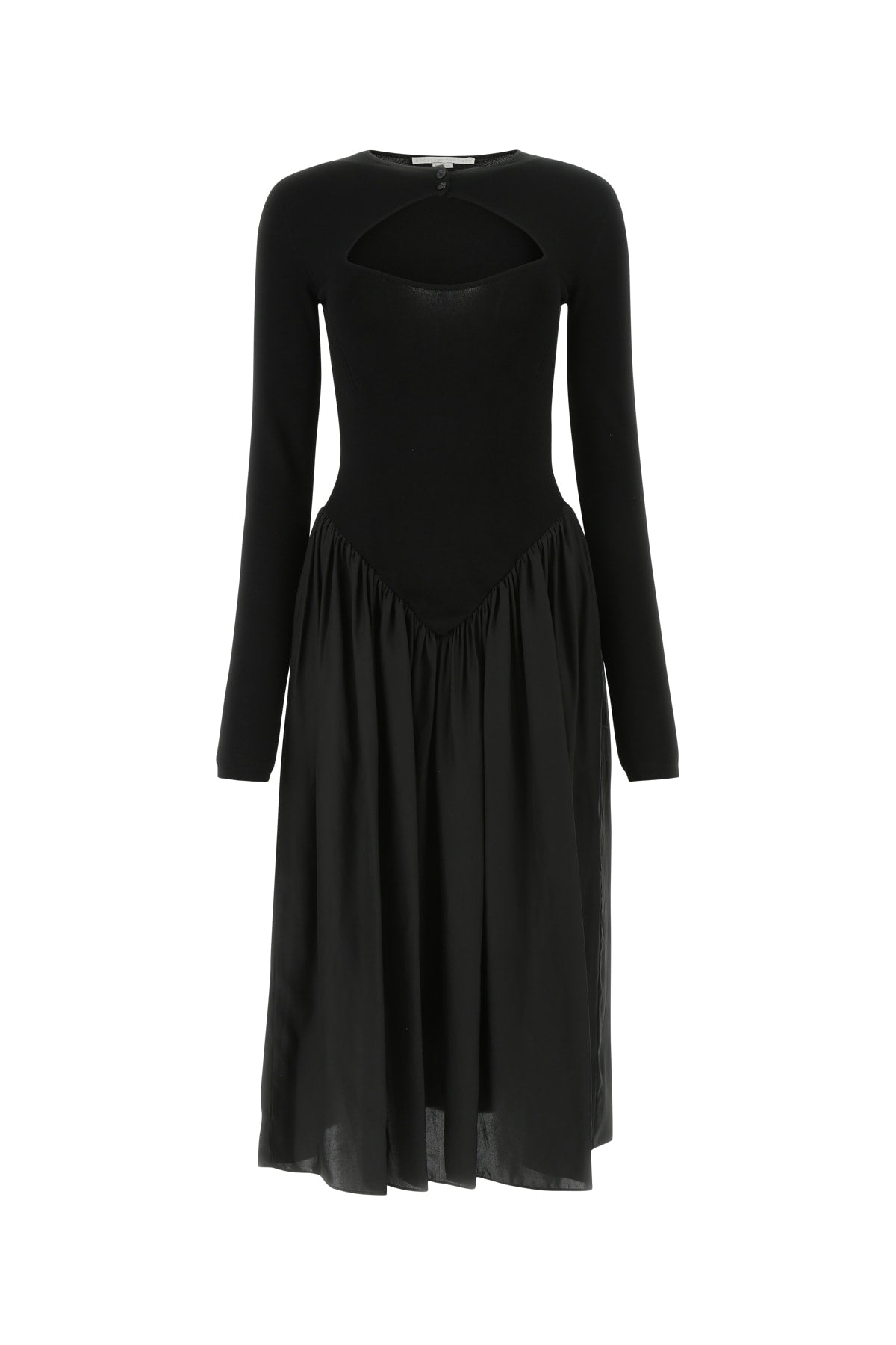 Stella McCartney Cutout Knit Dress — Black