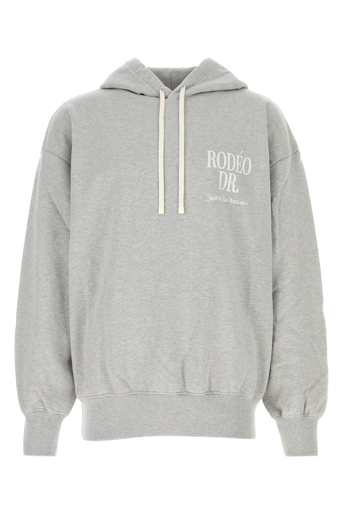 1989 Studio Logo-Embroidered Cotton Hoodie — Gray