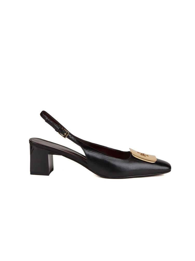 Tory Burch Georgia Slingback Heel — Black