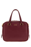 Jil Sander Vision Shoulder Bag — Burgundy