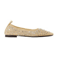 Tory Burch Crystal Ballet Flat — Beige