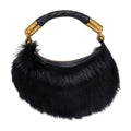 Balmain Ebene Shoulder Bag — Black