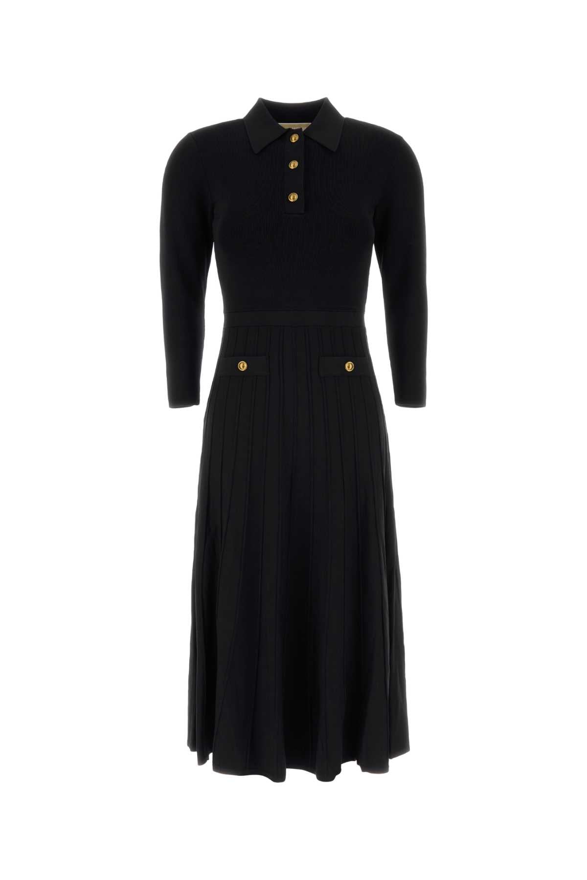 Michael By Michael Kors Flare Dress — Black
