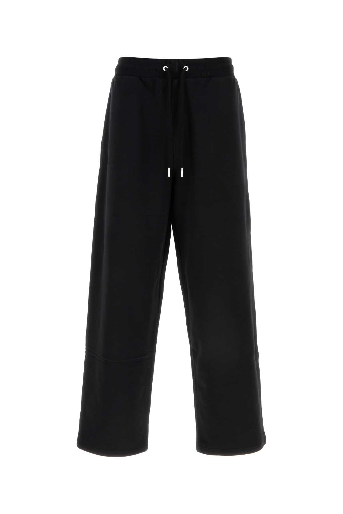 AMI Paris Cotton Drawstring Joggers — Black