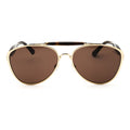 Burberry BE3160110973 Aviator Sunglasses — Gold