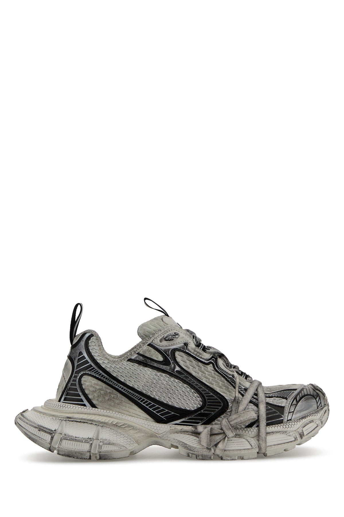 Balenciaga Polyurethane Mixed Media Sneaker — Beige