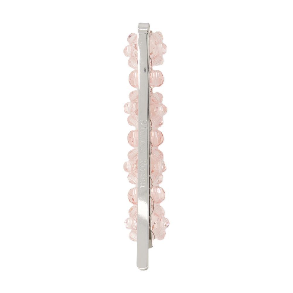 Simone Rocha Synthetic Flower Hair Clip — Pink