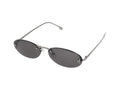 Maison Fendi FE4075US Oval Tinted Lenses Sunglasses — Gray