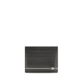 Ferragamo Calf Leather Card Case — Black