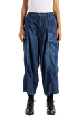 Cottle 8oz Denim Utility Cargo Pants — Blue