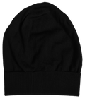 Dolce & Gabbana HAT10069 Virgin Wool Knitted Beanie — Black
