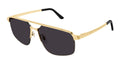 Cartier CT0385S Gold Metal Rectangle Sunglasses — Gold