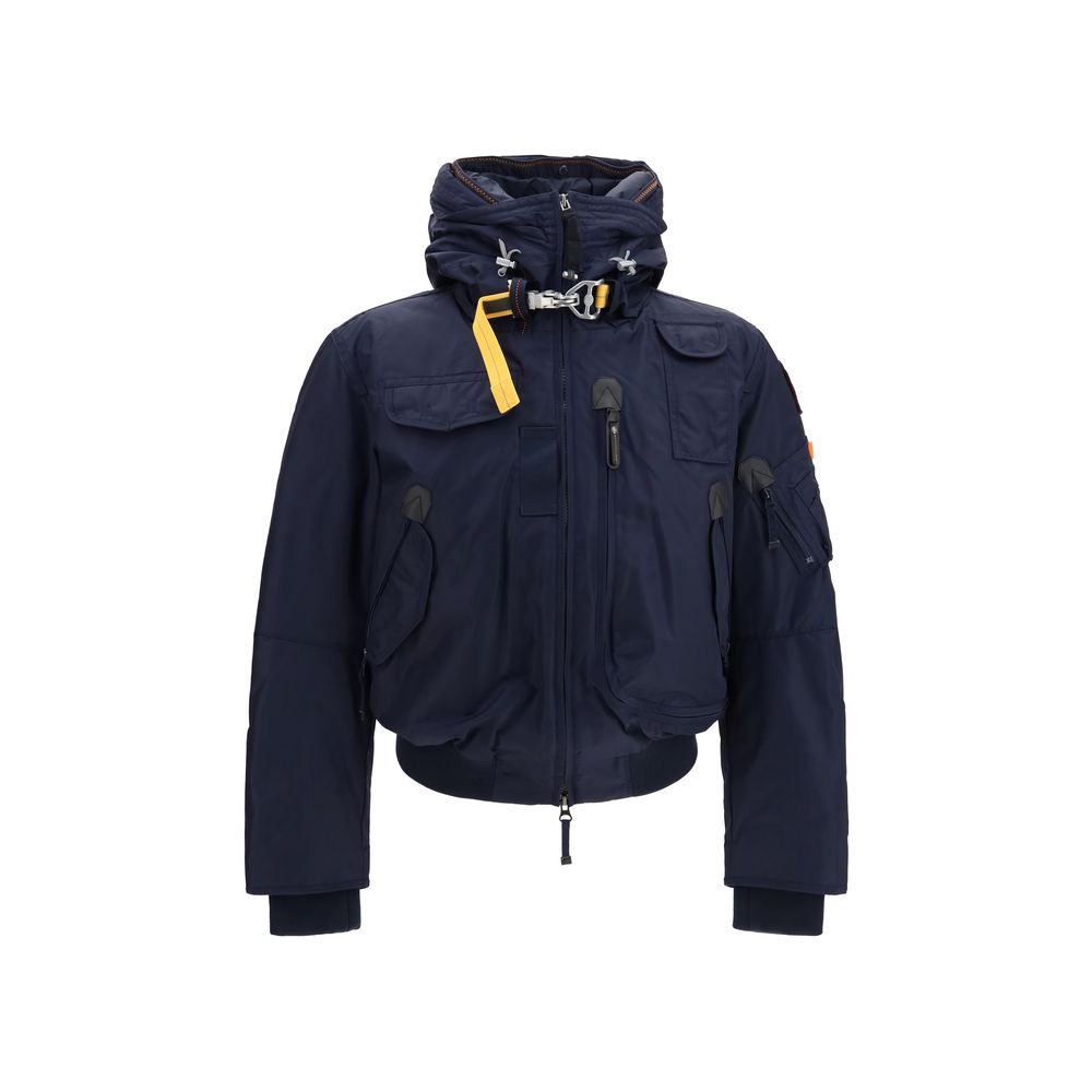 Parajumpers Water-Repellent Nylon Bomber Jacket — Navy