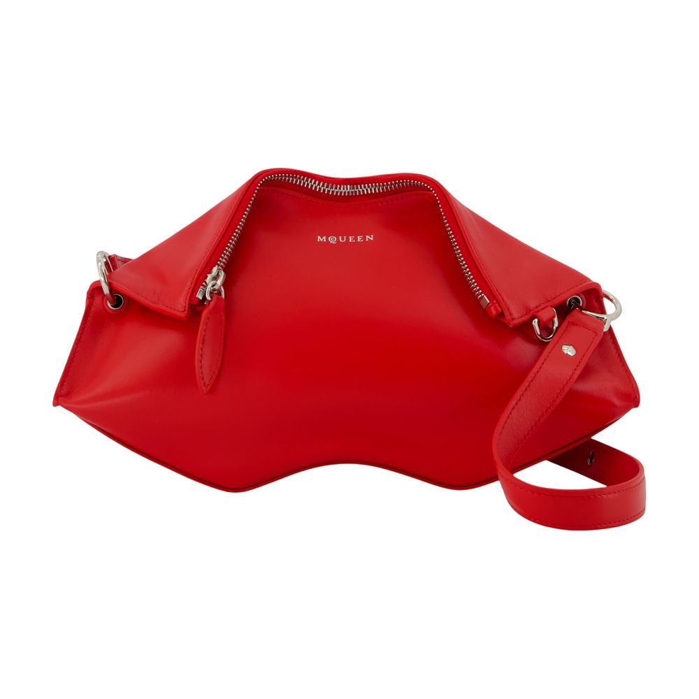 Alexander McQueen Manta Clutch — Red