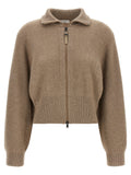 Brunello Cucinelli Sparkling Cardigan — Brown