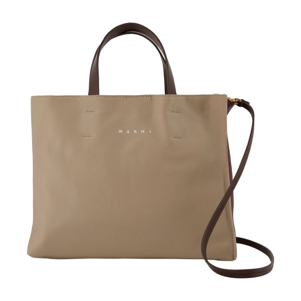 Marni Museo Tote Bag — Beige