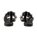 Alexander Wang Rexa Cage Slide Flat — Black