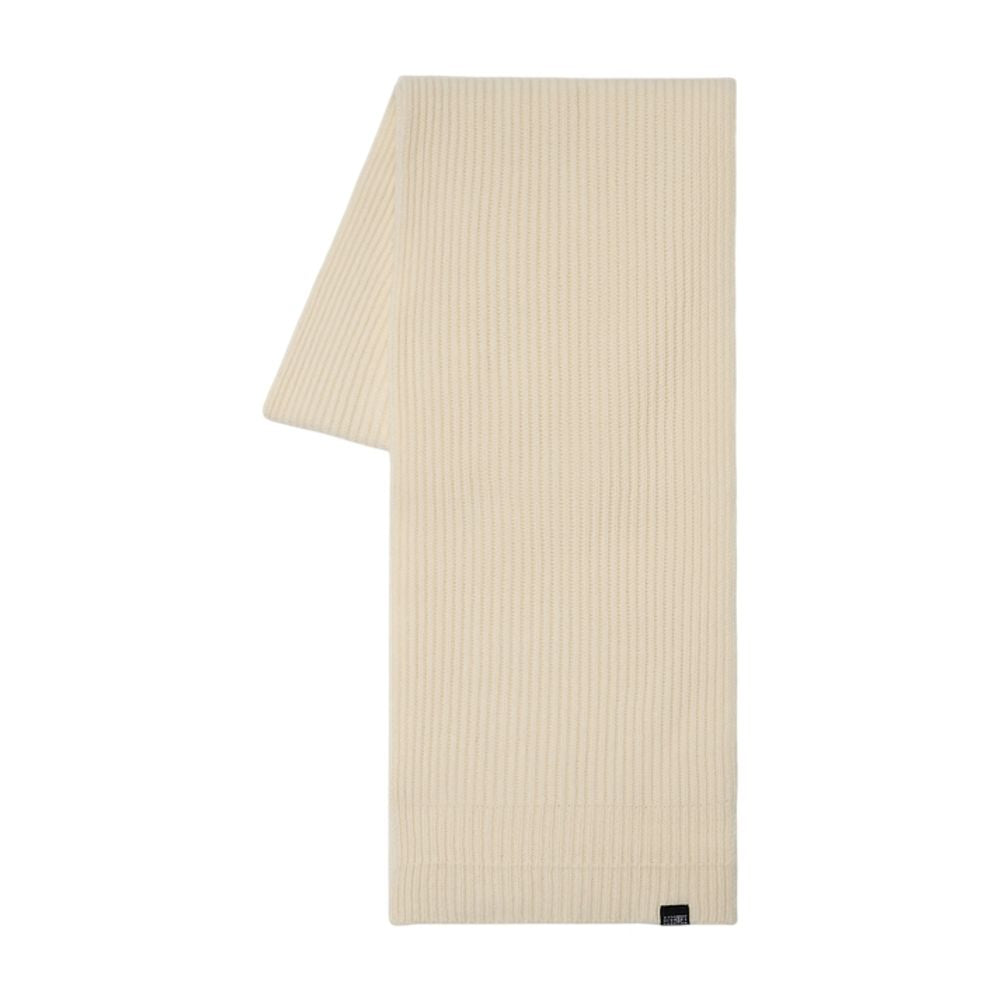 MM6 Maison Margiela Ribbed Wool Scarf — White