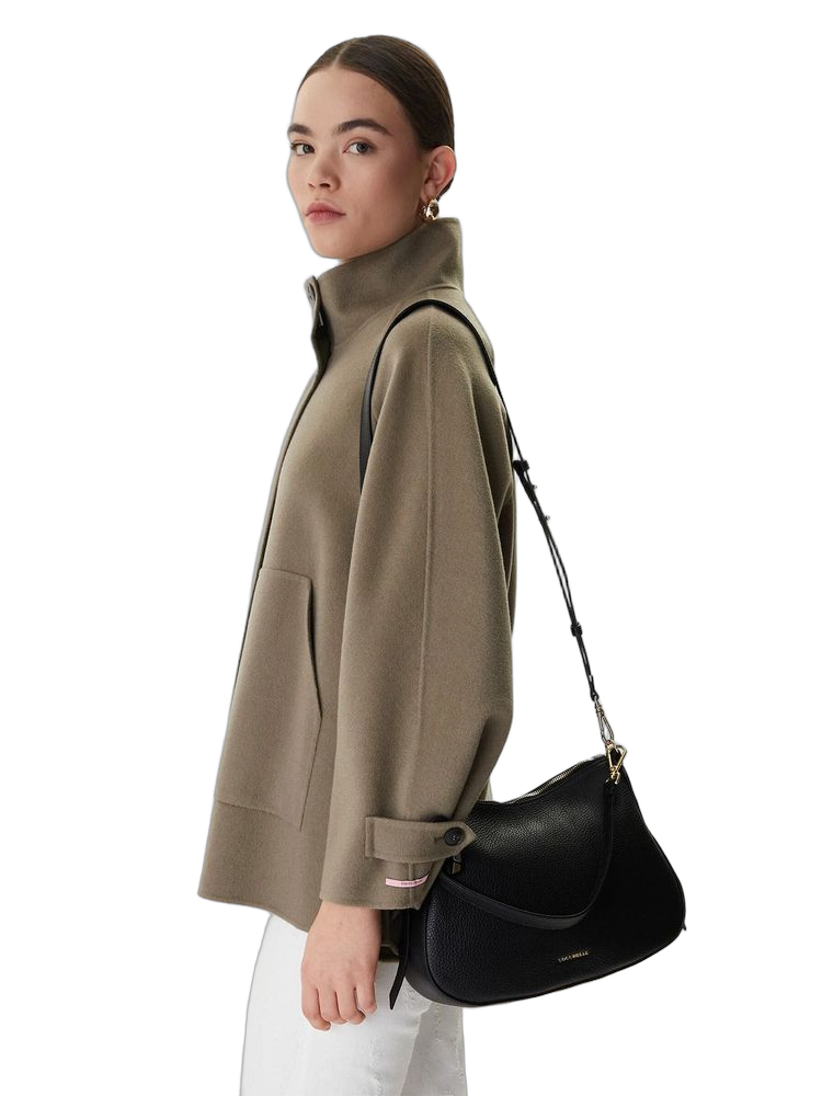 Coccinelle Nory Shoulder Bag — Black