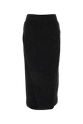 Balenciaga Virgin Wool Skirt — Gray