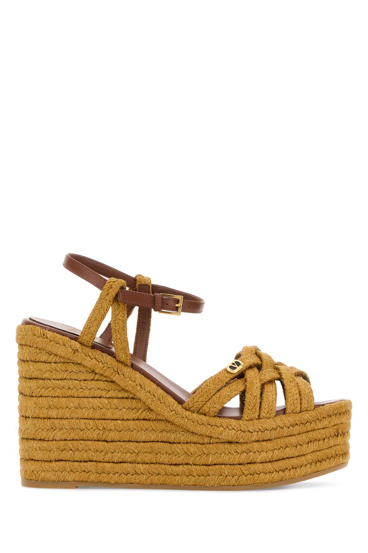 Valentino Garavani Espadrillas Espadrille Wedge — Yellow