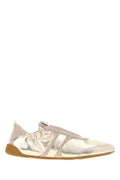 Chloé Metallic Leather Sneaker — Gold