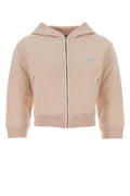 Prada Cotton Zip-Up Sweatshirt — Pink
